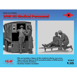 Maquette WWI Personnel Médical des Etats-Unis (4 chiffres) (100% nouveaux moules) PROCHAINE NOUVELLE LIBÉRATION FÉVRIER ATTENDU 