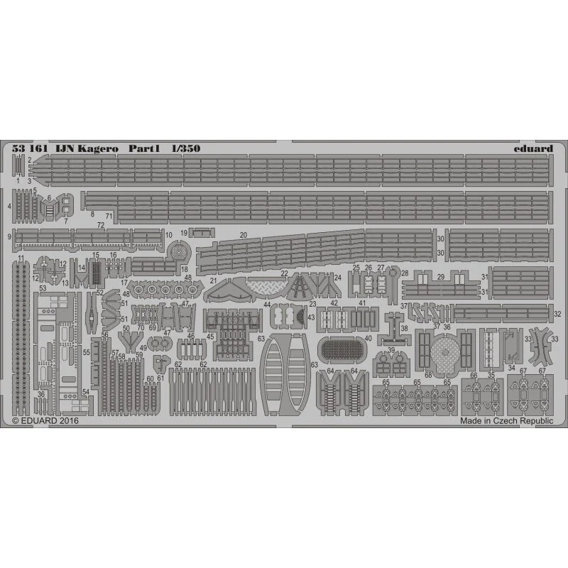 IJN Kagero pt.1 1/350 (conçu pour être utilisé avec les kits Tamiya)