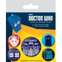 Doctor Who pack 5 badges Exterminate