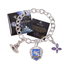  Harry Potter bracelet avec pendentifs plaqué argent Lumos Ravenclaw