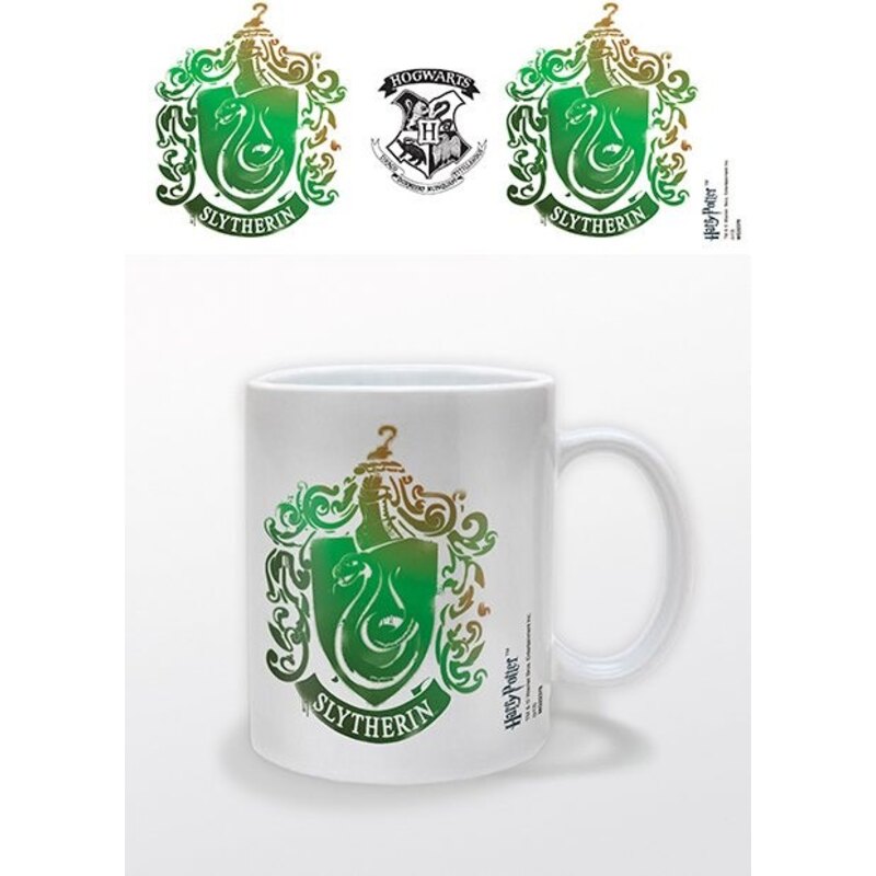 Harry Potter mug Slytherin Stencil Crest