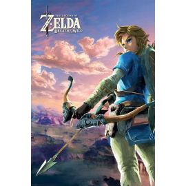Legend of Zelda Breath of the Wild pack posters Hyrule Scene Landscape 61 x 91 cm (5)