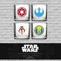 Star Wars pack 4 verres Classic Logos