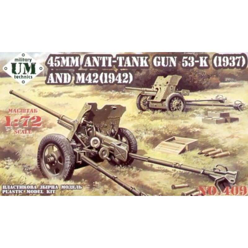 45MM Anti-Tank Gun 53-K (1937) et M42 (1942)