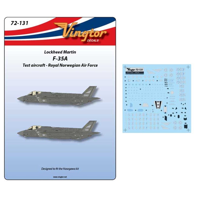 Décal Lockheed-Martin F-35A - RNoAF