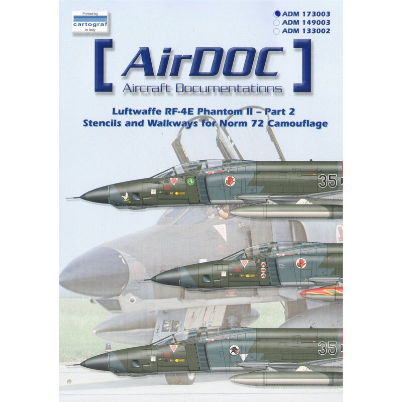 Décal Pochoirs pour McDonnell RF-4E Phantom en Norm 72 camo