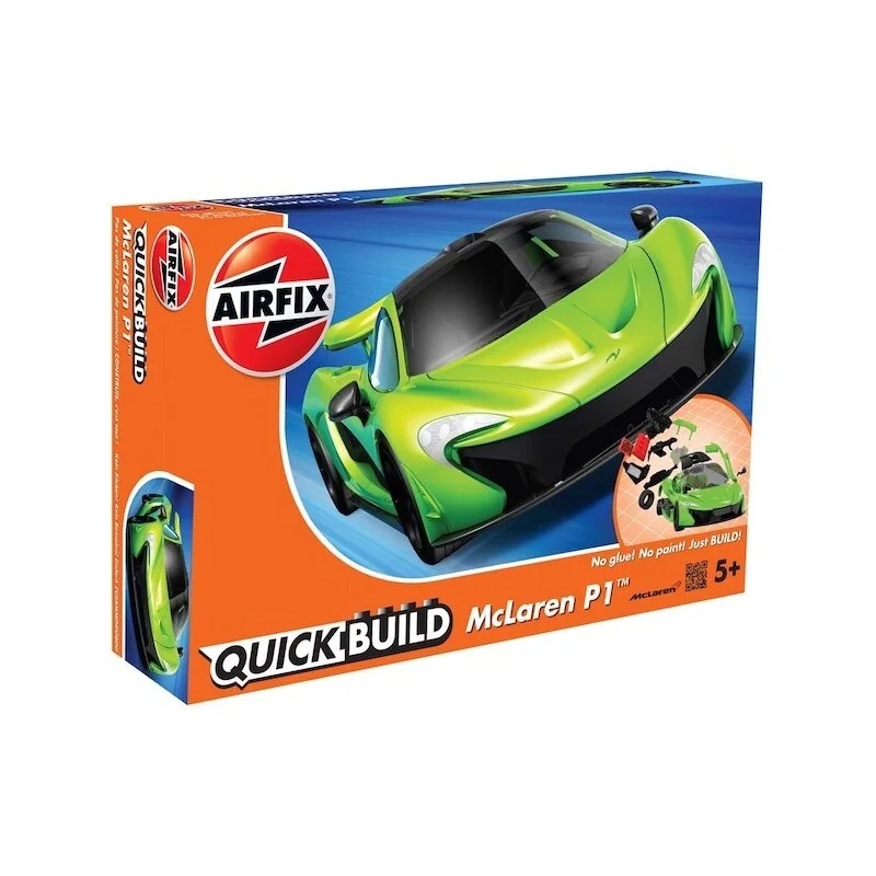 McLaren P1 nouvelle couleur BUILD rapide (pas de colle ou de peinture nécessaire) Airfix BUILD QUICK est une gamme passionnante 