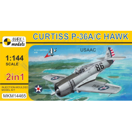 Curtiss P-36 Hawk 'USAAC' (2in1 2 kits dans 1 boîte) (USAAC) Le Curtiss P-36 Hawk, modèle 75 de l'entreprise, était un avion de 
