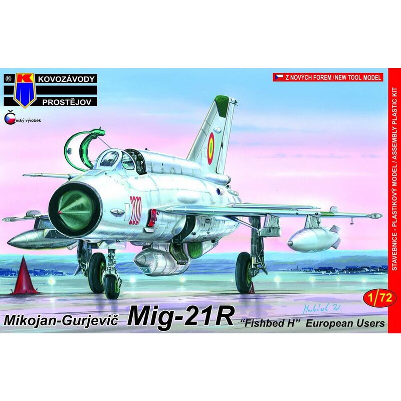 Mikoyan MiG-21R Fished H Recce (il s'agit du kit RV Aircraft mais avec un nouveau sprue contenant un nouveau fuselage et aussi