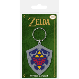  Legend of Zelda porte-clés caoutchouc Hylian Shield 6 cm