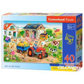 Puzzle Life on the Farm, Puzzle 40 pièces maxi