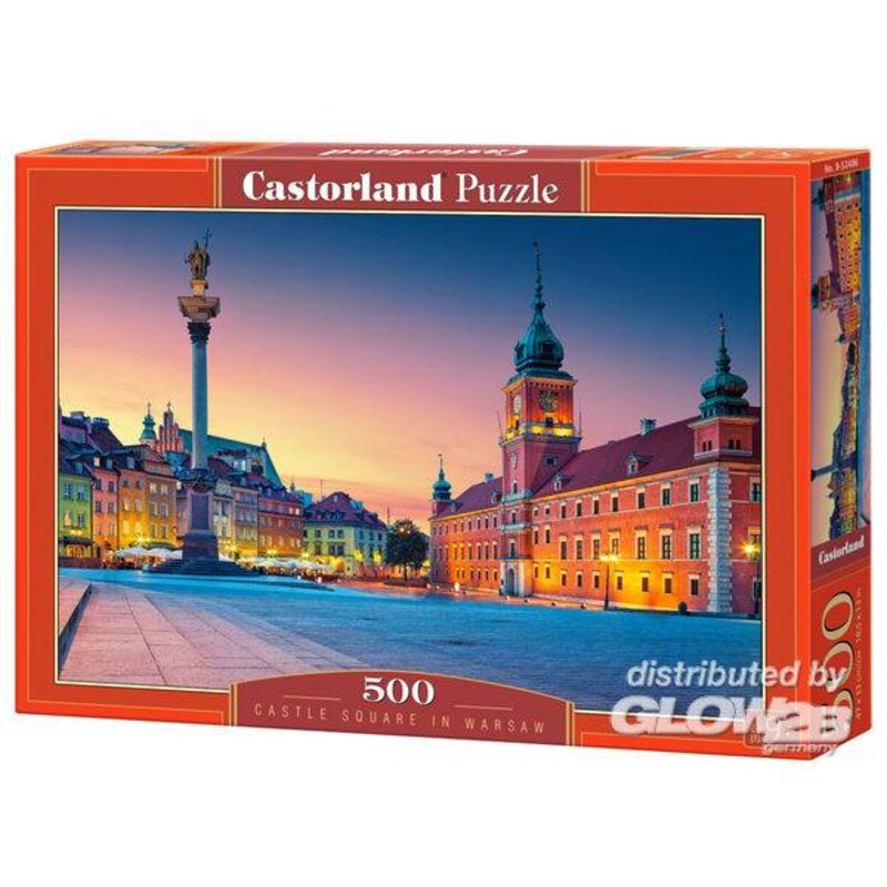 Puzzle Castle Square à Varsovie, puzzle de 500 pièces