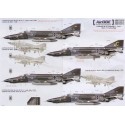 Décal McDonnell RF-4E Phantoms Luftwaffe Partie 2 Norm 72 Camouflage