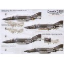 Décal McDonnell RF-4E Phantoms Luftwaffe Partie 2 Norm 72 Camouflage