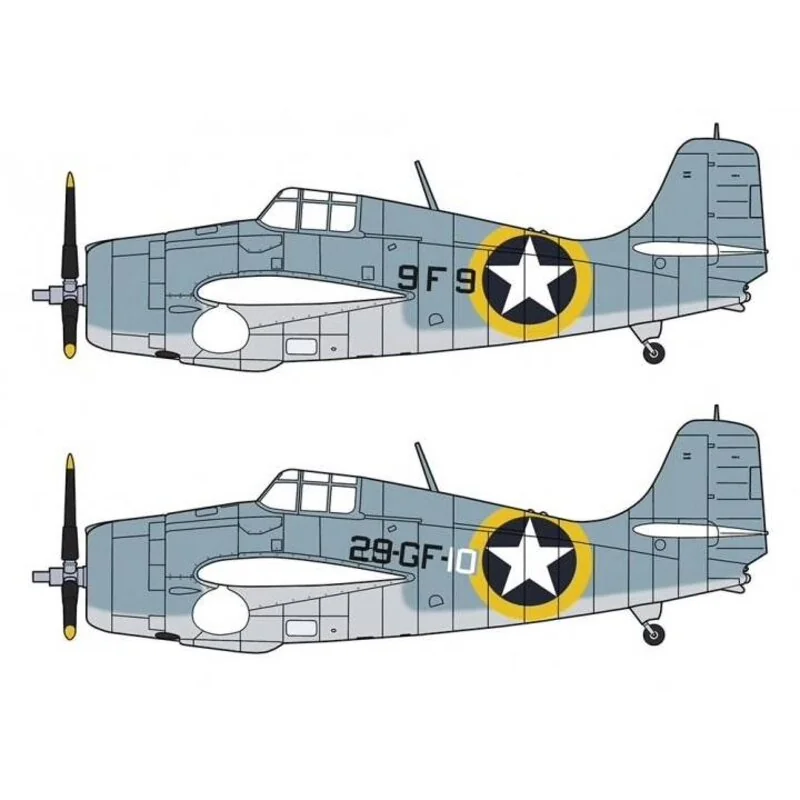 Grumman F4F-4 TORCHE DE FONCTIONNEMENT WILDCAT (Deux kits dans la boîte)