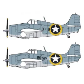 Grumman F4F-4 TORCHE DE FONCTIONNEMENT WILDCAT (Deux kits dans la boîte)