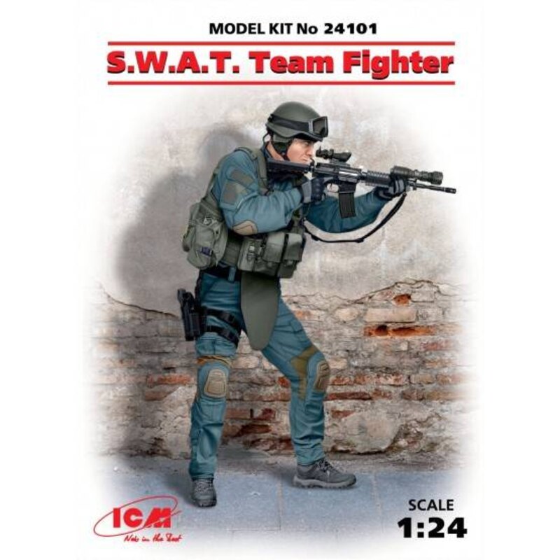 SWAT Team Fighter (100% nouveaux moules) Corriger les détails de l'uniforme, de l'armement et de l'équipement