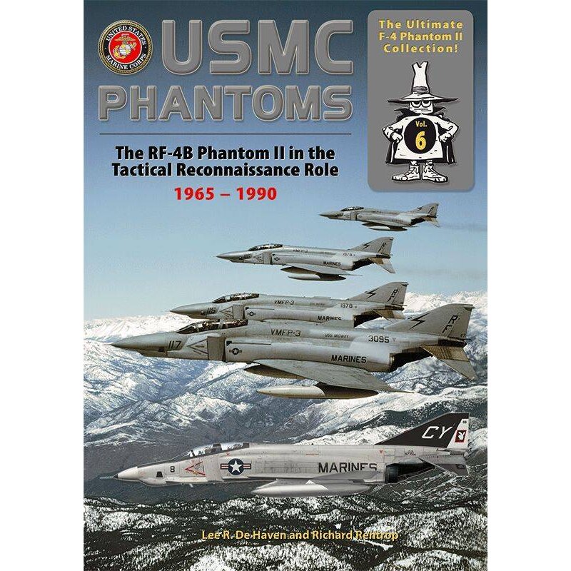 Livre USMC McDonnell Phantoms RF-4B dans le rôle de reconnaissance tactique 1965-1990