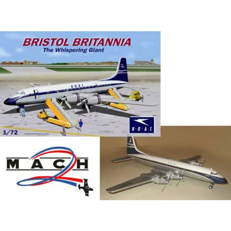 Version Bristol Britannia BOAC (les chiffres et l'équipement au sol ne sont pas inclus)