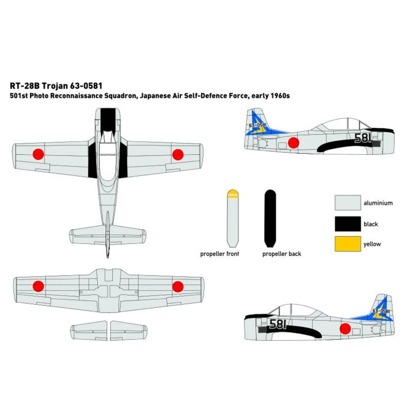 TROJAN RT-28B nord-américain / JASDF