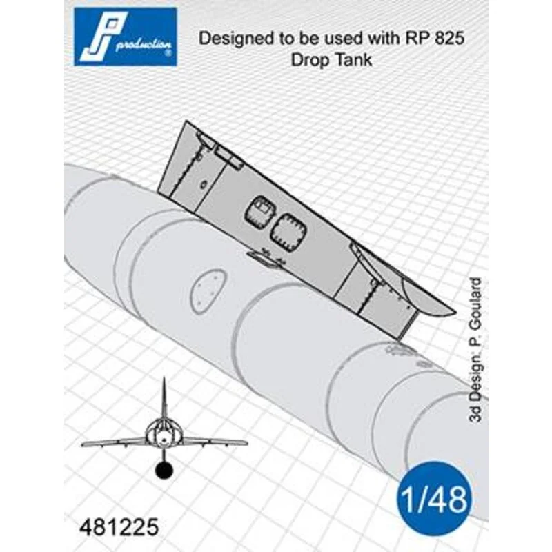 CRP 37 Pylône pour réservoir de carburant RP 825 Conçu pour être utilisé avec Mirage IIIBS / DS; BJ; Cheetah D.