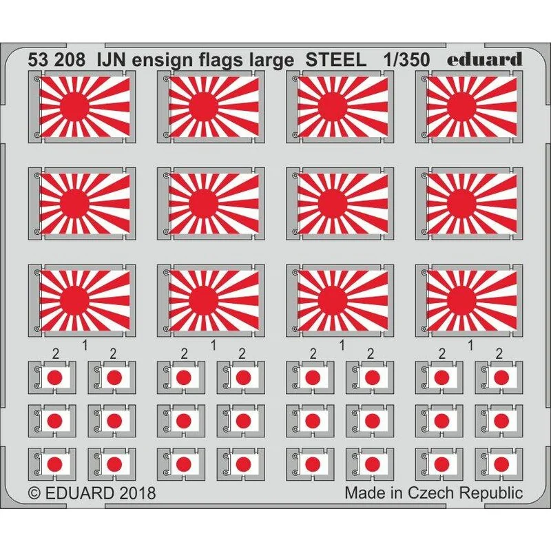 L'enseigne d'IJN drape un grand ACIER