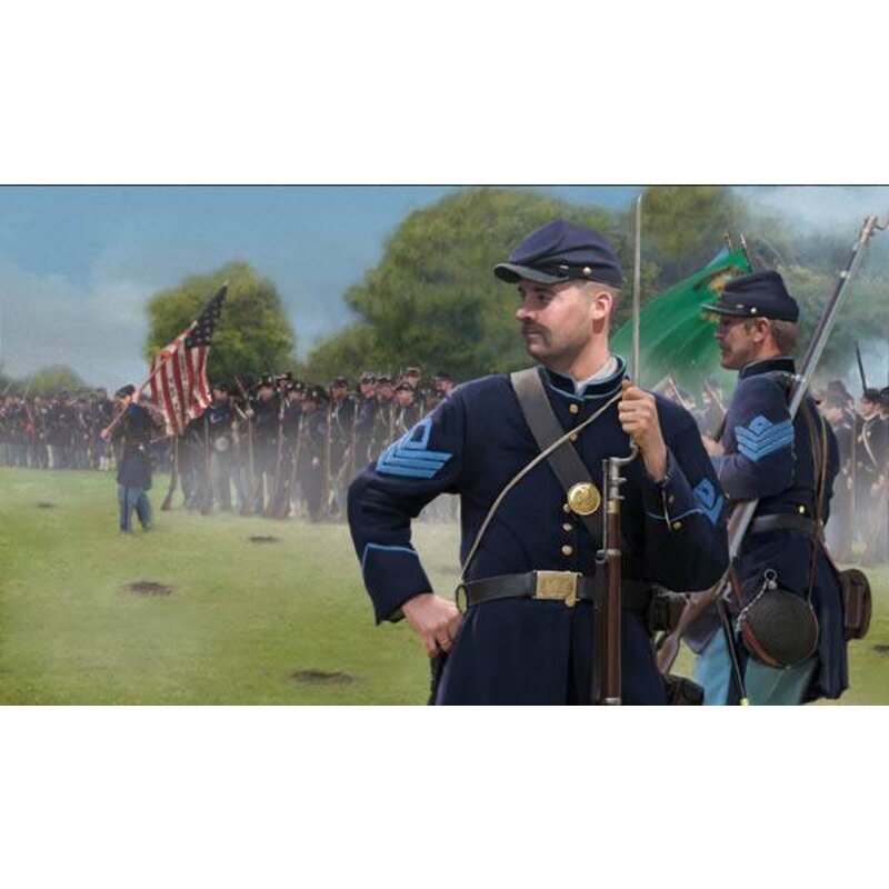 Figurine Union permanente d'infanterie (époque ACW / Guerre de Sécession)