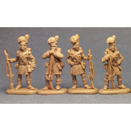 Figurine Highlanders napoléoniens debout à la facilité