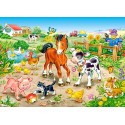 Sur la ferme, puzzle 120 pièces