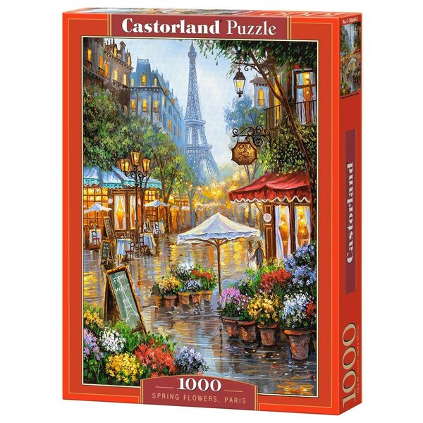 Puzzle Castorland Puzzle Fleurs de printemps, Paris