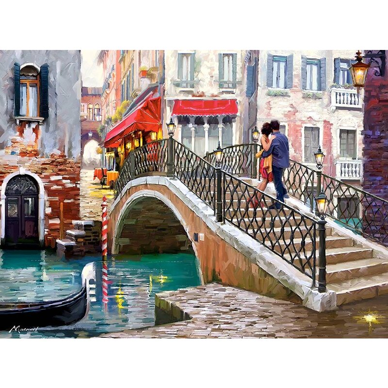Puzzle Venice Bridge, Puzzle 2000 pièces