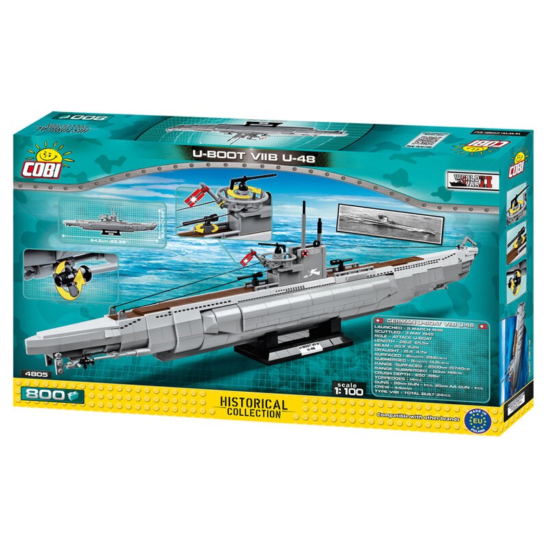 Cobi WS sous-marin allemand Type viib u-boot