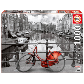 Puzzle Amsterdam, hollande "coloured black & white"