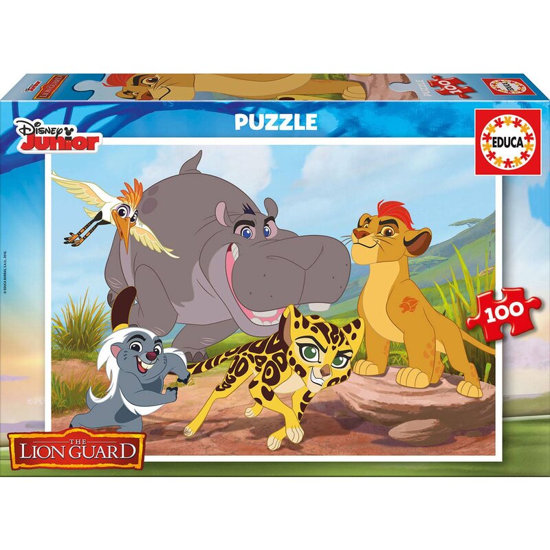 Puzzle La Garde du Roi Lion - Mickey Junior