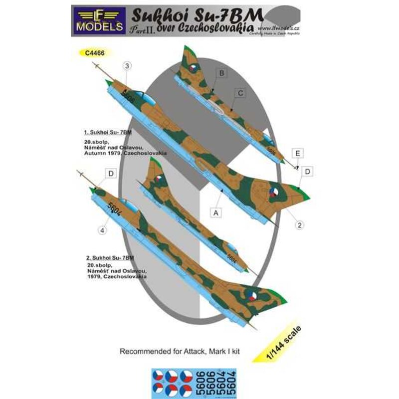 Décal Sukhoi Su-7BM sur la Tchécoslovaquie Partie 2