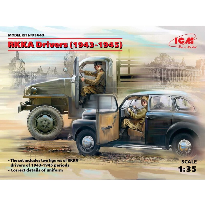 RKKA Drivers (1943-1945) (2 figurines) (100% nouveaux moules)