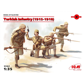 Infanterie turque (1915-1918) (4 chiffres) (100% nouveaux moules) & bullet; L'ensemble comprend une figure de l'officier et troi