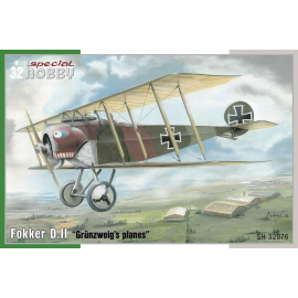 Fokker D.II Grünzweig`s Planes En 1915, les monoplans Fokker EI, E.II et E.III ont régné sur le front occidental. Mais leur supr