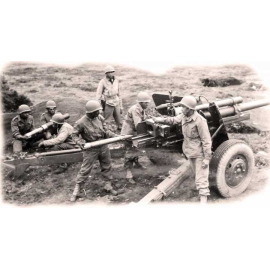 Pistolet anti-char M5 américain de 3 pouces sur le chariot M6 version tardive