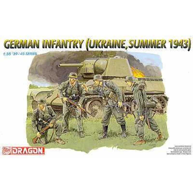 German Infantry, Ukraine, Summer 1943 (WWII)