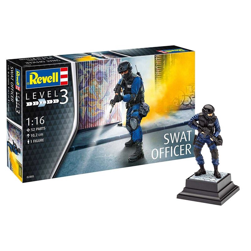 Figurine Swat Officer 1/16