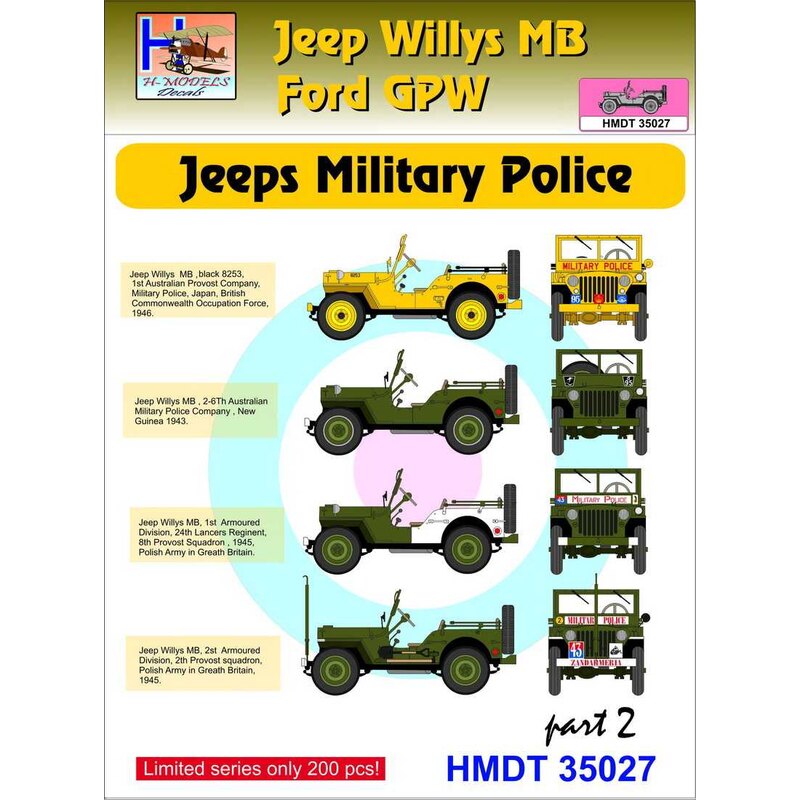 Willys Jeep MB/Ford GPW: Military Police, Pt.2