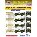 Willys Jeep MB/Ford GPW: Czechoslovak Army Jeeps, Pt.1