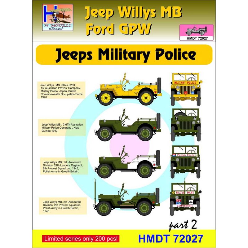 Willys Jeep MB/Ford GPW: Military Police, Pt.2