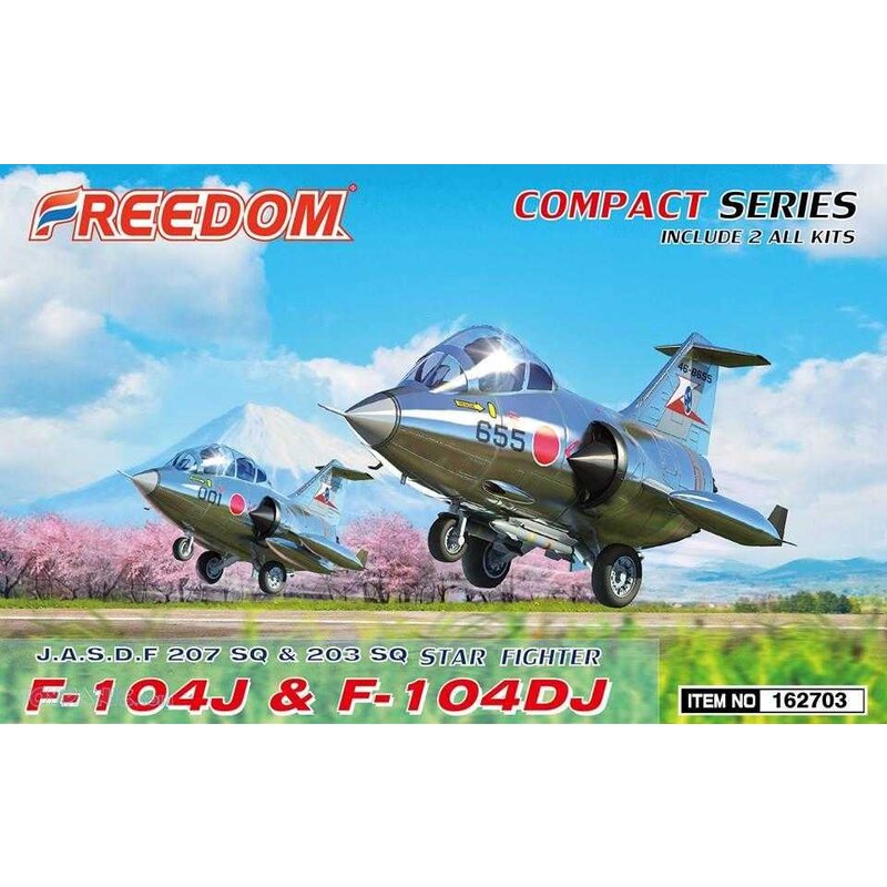 Lockheed F-104J & F-104DJ Starfighter(Compact Series ) Includes 2 kits