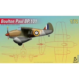 Boulton-Paul BP.101 1942 British ground attack biplane: The Boulton Paul P.101 was a radical design for a staggered biplane figh