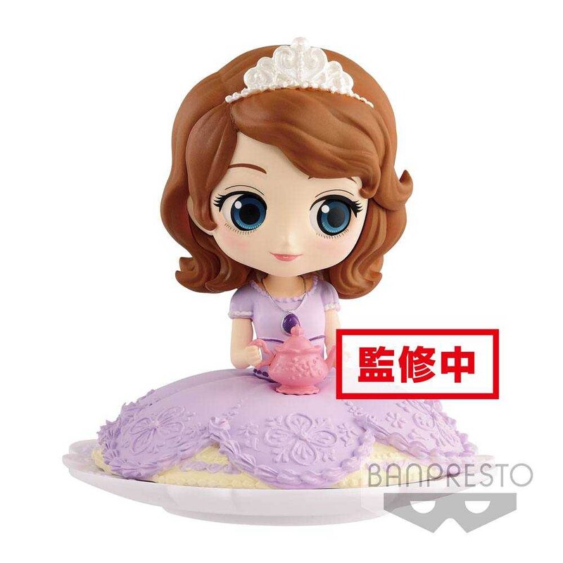 Disney figurine Q Posket SUGIRLY Sofia Milky Color Ver. 9 cm