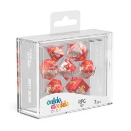 Oakie Doakie Dice dés RPG-Set Gemidice - Red Sky (7)