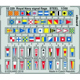 Royal Navy signal flags STEEL