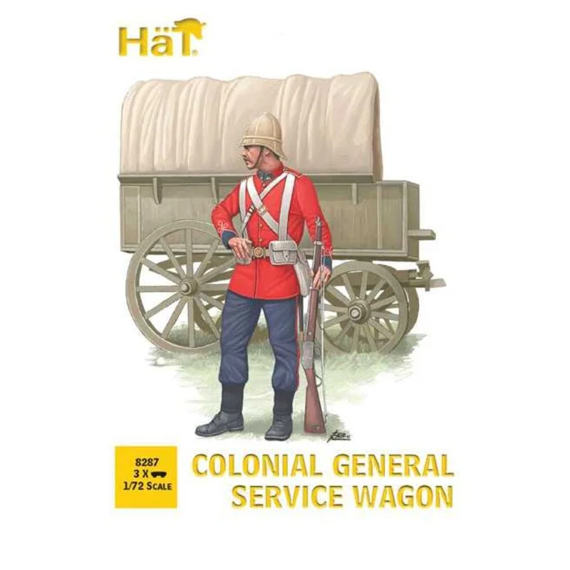 Wagon colonial de service général (3 wagons par caisse)